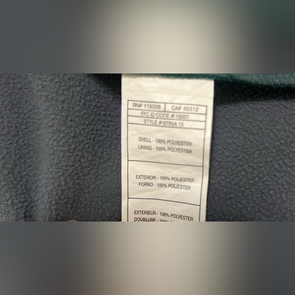 Men’s Adidas MLB Milwaukee Brewers Full Zip Fleece Lined Green Jacket Size L - Picture 6 of 7